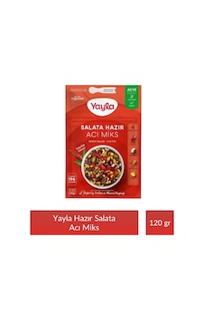 Yayla Salata Hazır Acı Miks 120 Gr Yayla Salata Hazır Acı Miks 120 Gr
