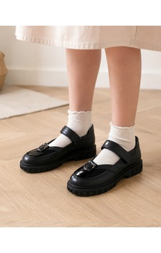 Rks Shoes Kız Çocuk Siyah Günlük Ayakkabı Model 7