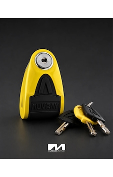 Auvray B-lock 06 Alarmlı Disk Kilidi 6 Mm 120db Sarı Auvray B-lock 06 Alarmlı Disk Kilidi 6 Mm 120db Sarı