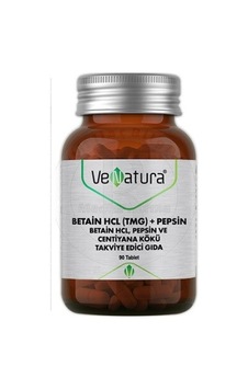Venatura Betain Hcl Pepsin Ve Centiyana Kökü 90 Tablet Venatura Betain Hcl Pepsin Ve Centiyana Kökü 90 Tablet