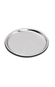 Çelik Düz Servis Tabak No:5 23,5 Cm. 6 Adet Açık Gri Çelik Düz Servis Tabak No:5 23,5 Cm. 6 Adet Açık Gri