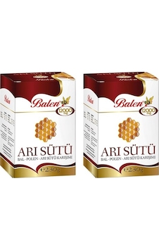 Balen 12000 MG Arı Sütü Bal Polen Karışımı 2 x 230 G Balen 12000 MG Arı Sütü Bal Polen Karışımı 2 x 230 G