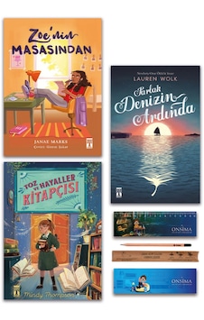 Genç Timaş Parlak Denizin Ardında - Zoe Nin Masasında - Toz Ve Hayaller Kitapçısı Set 3 Kitap