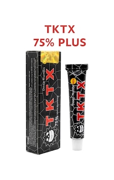 Tktx Siyah %75 Dövme Ve Kalıcı Makyaj Öncesi Cilt Kremi 10g