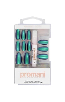 Promani PR-5657 Neon Petrol Takma Tırnak Kiti Promani PR-5657 Neon Petrol Takma Tırnak Kiti
