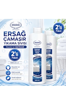 Çamaşır Yıkama Sıvısı 1000 Ml Beyazlar İçin 1000 Ml 2 Li Diğer Çamaşır Yıkama Sıvısı 1000 Ml Beyazlar İçin 1000 Ml 2 Li Diğer