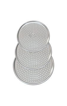 Tr Paslanmaz Çelik Pizza Tepsisi,delikli Lahmacun Ve Pizza Tavası,fırın Tepisisi 32 Cm Diğer Tr Paslanmaz Çelik Pizza Tepsisi,delikli Lahmacun Ve Pizza Tavası,fırın Tepisisi 32 Cm Diğer