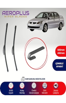 Aeroplus Mitsubishi Lancer Muz Silecek Takımı 2000-2010 Aeroplus Mitsubishi Lancer Muz Silecek Takımı 2000-2010