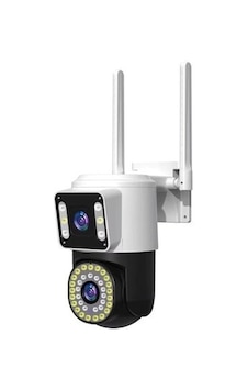 Mcreative Yoosee Çift Lens Ip Kamera - Wıfı Açık Otomatik Izleme, Su Geçirmez Kablosuz Güvenlik Ev Kamerası, Renkli Gece Görüş
