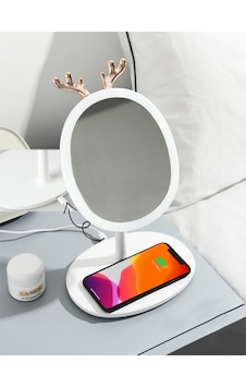 Powermaster Wireless Şarj Özellikli Ledli Makyaj Aynası