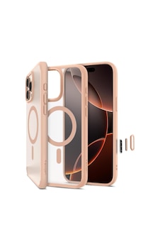 Spigen İphone 16 Pro İle Uyumlu Kılıf Ultra Hybrid Magfit Magsafe Özellikli Frost Rose Titanium Rose Gold Spigen İphone 16 Pro İle Uyumlu Kılıf Ultra Hybrid Magfit Magsafe Özellikli Frost Rose Titanium Rose Gold