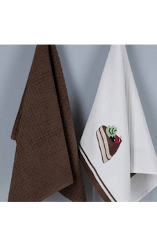 Maxstyle Pamuk Mutfak Havlusu 40x60 Cm 2li Browni Çok Renkli Maxstyle Pamuk Mutfak Havlusu 40x60 Cm 2li Browni Çok Renkli