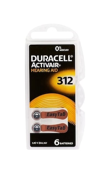 Duracell İşitme Cihaz Kulak Pili 6 Adet 312 - 10'li Paket Duracell İşitme Cihaz Kulak Pili 6 Adet 312 - 10'li Paket