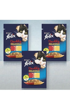 Felix Sığır Etli Yaş Yavru Kedi Maması 85g X 3 Adet Felix Sığır Etli Yaş Yavru Kedi Maması 85g X 3 Adet