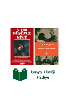 %100 Düşünce Gücü + Geometri + Dünya Klasiği Hediye %100 Düşünce Gücü + Geometri + Dünya Klasiği Hediye