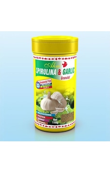 AHM Marin Spirulina Garlic Sarımsaklı Balık Yemi 100ML AHM Marin Spirulina Garlic Sarımsaklı Balık Yemi 100ML