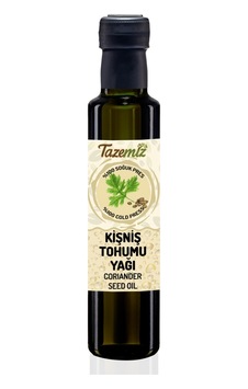 Tazemiz Kişniş Tohumu Yağı Soğuk Pres 250 ML Tazemiz Kişniş Tohumu Yağı Soğuk Pres 250 ML