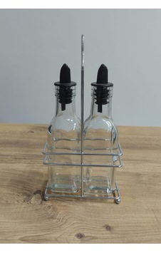 Yağlık Cam 200 Ml 2'li Set Şeffaf