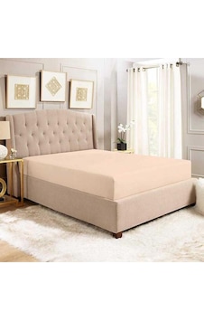 Lionas Lastiksiz Çift Kişilik Düz Renk Çarşaf 220x240 Cm Bej Lionas Lastiksiz Çift Kişilik Düz Renk Çarşaf 220x240 Cm Bej