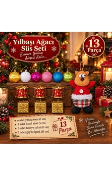 Yeni Yıla Özel 13 Parça Yılbaşı Ağacı Süsü Geyik Figürlü Noel Peluş Ve Yılbaşı Aksesuar Süsleme Seti Diğer Yeni Yıla Özel 13 Parça Yılbaşı Ağacı Süsü Geyik Figürlü Noel Peluş Ve Yılbaşı Aksesuar Süsleme Seti Diğer