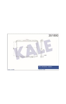 KALE OTO Radyatör 351890 Radyatör Ford Maverıck - Terrano II 2.7TDI 93-96 KALE OTO Radyatör 351890 Radyatör Ford Maverıck - Terrano II 2.7TDI 93-96