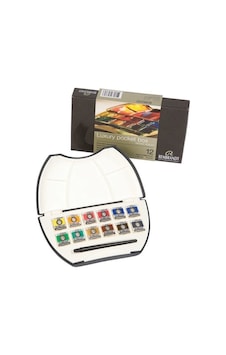 Luxury Pocket Box Sulu Boya Seti 12 Renk Luxury Pocket Box Sulu Boya Seti 12 Renk