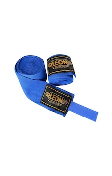 Leon Elastik Çocuk Boks Bandajı 2,5 Metre Mavi Leon Elastik Çocuk Boks Bandajı 2,5 Metre Mavi