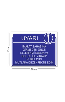 Metal İmalat Sahasına Girmeden Önce Ellerinizi Sabun Ve Bol Su İle Yıkayıp Kurulayın 20x30 Cm A4 Uya Metal İmalat Sahasına Girmeden Önce Ellerinizi Sabun Ve Bol Su İle Yıkayıp Kurulayın 20x30 Cm A4 Uya