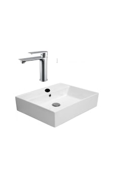 Alvit Gpd Provido 38 x 50 Tezgahüstü Setüstü Lavabo Alvit Gpd Provido 38 x 50 Tezgahüstü Setüstü Lavabo