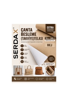 Serdax Extra Kendinden Yapışkanlı Çanta/cüzdan Besleme Takviye Telası Astarı Bej 70cmx200cm Bej Bej Serdax Extra Kendinden Yapışkanlı Çanta/cüzdan Besleme Takviye Telası Astarı Bej 70cmx200cm Bej Bej