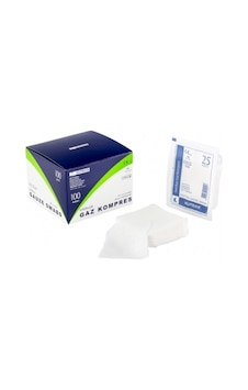 Kuteks Gaz Kompres 7.5Cm X 7.5Cm 4 Kat (4X25 Adet) 100'Lü Kuteks Gaz Kompres 7.5Cm X 7.5Cm 4 Kat (4X25 Adet) 100'Lü