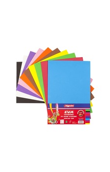 Bigpoint Yapışkanlı Eva 20x30cm Karışık 10 Renk Bigpoint Yapışkanlı Eva 20x30cm Karışık 10 Renk