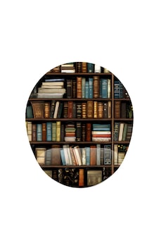Kütüphane Kitap Desenli Bilek Destekli Mouse Pad Kütüphane Kitap Desenli Bilek Destekli Mouse Pad