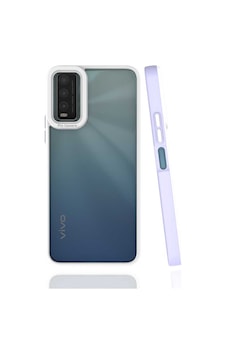 Zore Vivo Y20s Kılıf Nvth Mima Kapak - Lila Zore Vivo Y20s Kılıf Nvth Mima Kapak - Lila