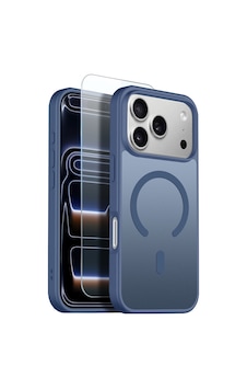 Teleplus Apple Uyumlu iPhone 17 Pro Max Kılıf Babet Translucent Mat Msafe Şarj Özellikli Kapak + Ekran Koruyucu Lacivert Teleplus Apple Uyumlu iPhone 17 Pro Max Kılıf Babet Translucent Mat Msafe Şarj Özellikli Kapak + Ekran Koruyucu Lacivert