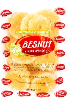 Besnut Dilimli Ananas Kurusu 1 KG Besnut Dilimli Ananas Kurusu 1 KG