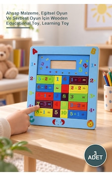 3 Adet Ahşap Eğitici Oyuncak Ahşap Malzeme, Eğitsel Oyun Ve Serbest Oyun İçin Wooden Educational Toy, Learning Toy 3 Adet Ahşap Eğitici Oyuncak Ahşap Malzeme, Eğitsel Oyun Ve Serbest Oyun İçin Wooden Educational Toy, Learning Toy