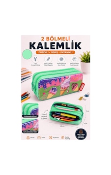 İki Bölmeli Bez Kalemlik Kız 1 Adet Südor Kç12 İki Bölmeli Fermuarlı Bez Kalemlik Kutusu Çocuk Okul Kalem Makyaj Kutusu Yeşil İki Bölmeli Bez Kalemlik Kız 1 Adet Südor Kç12 İki Bölmeli Fermuarlı Bez Kalemlik Kutusu Çocuk Okul Kalem Makyaj Kutusu Yeşil