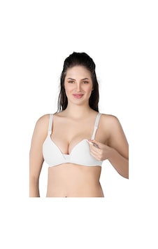 Emay Mı 1422 Modal Cotton Kaplı Emzirme Sütyen Beyaz