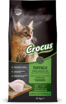 Crocus Tavuk Etli Yavru Kedi Maması 15 KG Crocus Tavuk Etli Yavru Kedi Maması 15 KG