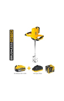 Sgs SGS5440 - 20 Volt 4 Amper Akülü Boya Harç Karıştırıcı Mikser Çift Akülü Sgs SGS5440 - 20 Volt 4 Amper Akülü Boya Harç Karıştırıcı Mikser Çift Akülü
