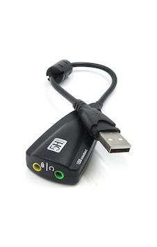 Gabble Gab-usc71 7.1 Kanal 15cm Siyah Usb Ses Kartı