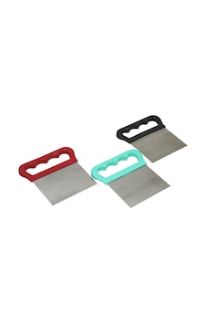 Erşen Spatula Renkli Saplı Hamur Kesici - 20'li Paket Diğer