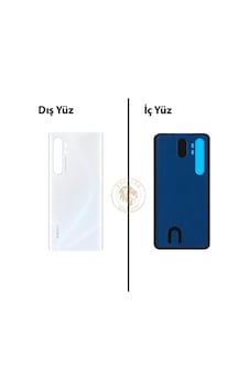 Xiaomi Mi Note 10 Lite Buz Beyazı Uyumlu Arka Kapak Beyaz Xiaomi Mi Note 10 Lite Buz Beyazı Uyumlu Arka Kapak Beyaz