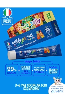 Smıleyes Dıs Macunu 50ml Kıds 3 - 6 Yas Fruıt Jeely Smıleyes Dıs Macunu 50ml Kıds 3 - 6 Yas Fruıt Jeely
