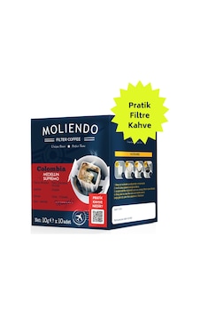 Moliendo Colombia Medellin Supremo Pratik Filtre Kahve 10 x 10 G Moliendo Colombia Medellin Supremo Pratik Filtre Kahve 10 x 10 G