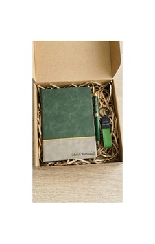 Kişiye Özel Ajanda Set Vıp Defter & Kalem & Anahtarlık Set - Yeşil Yeşil Kişiye Özel Ajanda Set Vıp Defter & Kalem & Anahtarlık Set - Yeşil Yeşil