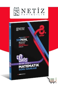 Netiz Çift Dikiş 8. Sınıf Matematik Soru Bankası Netiz Çift Dikiş 8. Sınıf Matematik Soru Bankası