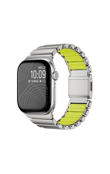 Watch 44mm Omsy Krd-152 Titanyum Silikon Kordon - Gri-yeşil Watch 44mm Omsy Krd-152 Titanyum Silikon Kordon - Gri-yeşil