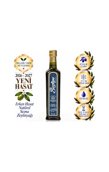 Boztepe Erken Hasat Natürel Sızma Zeytinyağı 2026 - 2027 Soğuk Sıkım Filtresiz 500 ML Boztepe Erken Hasat Natürel Sızma Zeytinyağı 2026 - 2027 Soğuk Sıkım Filtresiz 500 ML